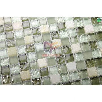 Fresh Color Bathroom Used Stone Glass Mosaic Tile (CS112)